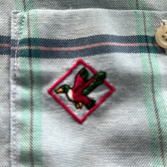 Vtg Saddlebrook Shirt with Mallard embroidered pocket - Picture 7 of 12